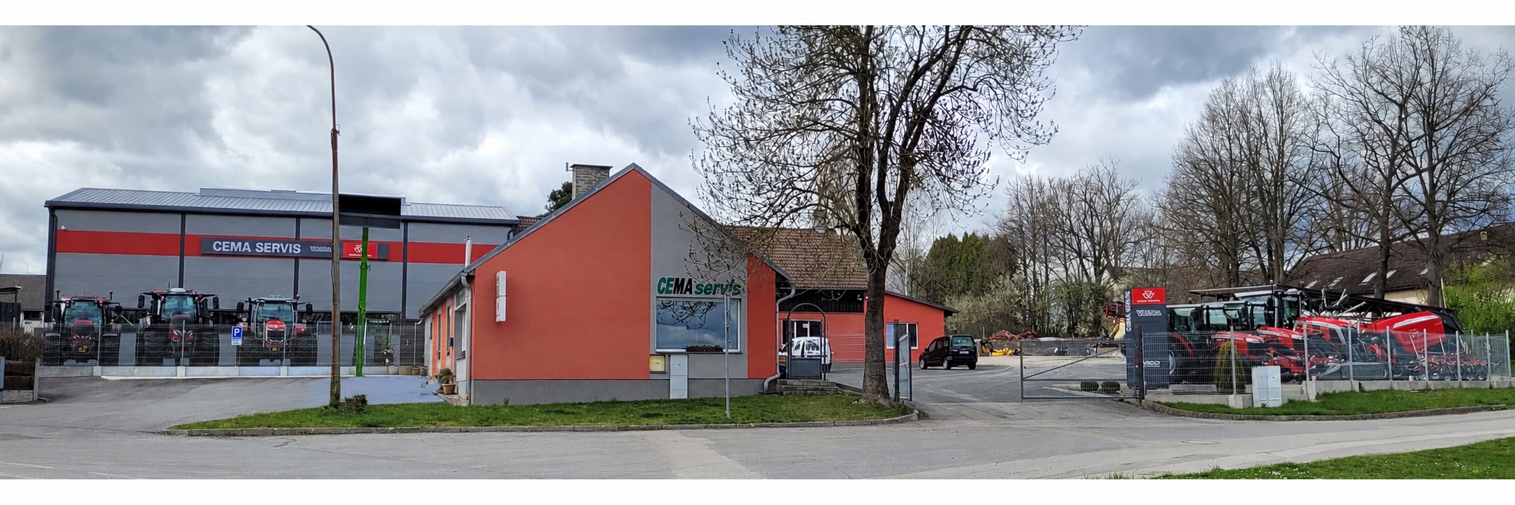 Areál CEMA servis — panorama